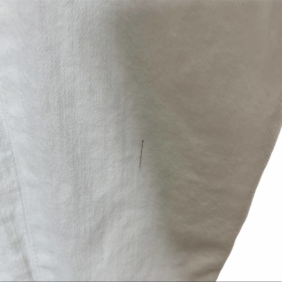 7 For All Mankind White Distressed Jeans Sz 25 - Picture 9 of 10